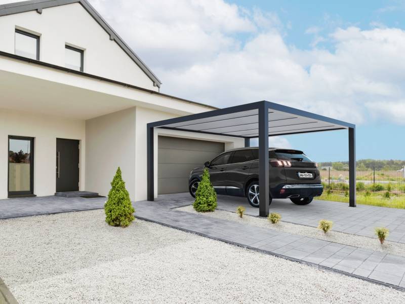 Projet de carport sur mesure Gustave Rideau pour une maison neuve à Toulon Le Mourillon